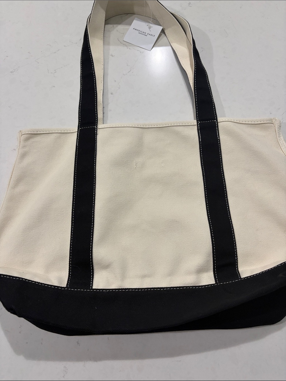 American Eagle NYC logo canvas tote bag NWT - Picture 4 of 9